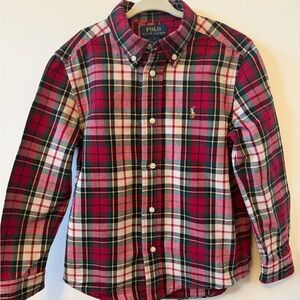 Polo by Ralph Lauren Kids Multicolor Plaid Button Down Shirt